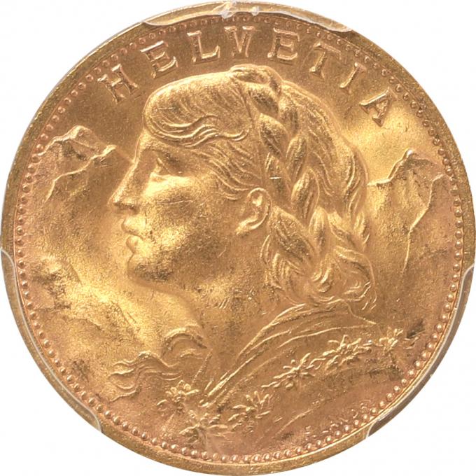 星の金貨　続星の金貨 連邦 20フラン金貨 ｜レトロコイン